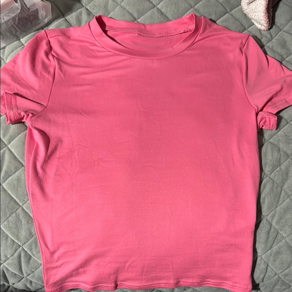 Pink Women's Crop Top